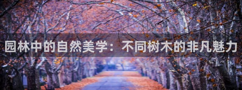 新宝gg注册新宝GG注册登录：园林中的自然美学：不同树木的非凡魅力